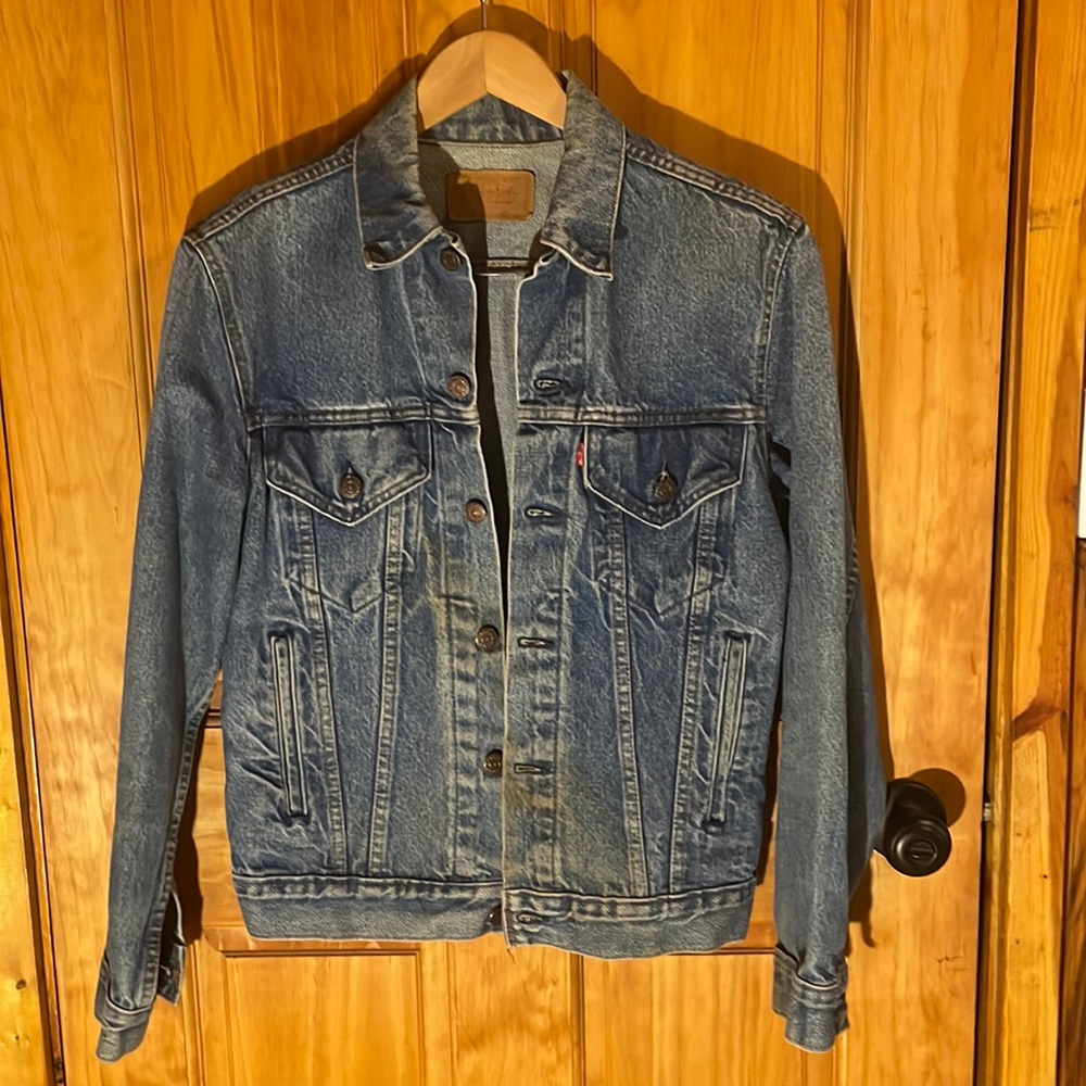 🤠 Vintage Trucker Jean Jacket, Size 38,EUC 🌟Host Pick🌟
